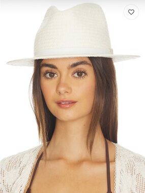 rag & bone Cream Woven Fedora